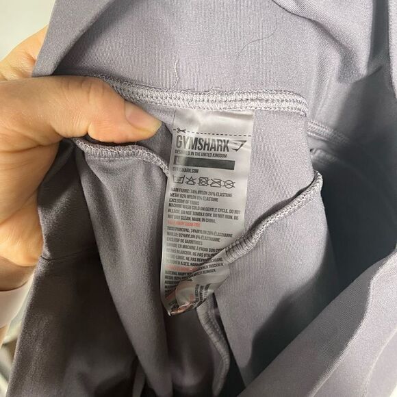 Gymshark womens Gray High waisted Leggings size Large - Picture 11 of 11